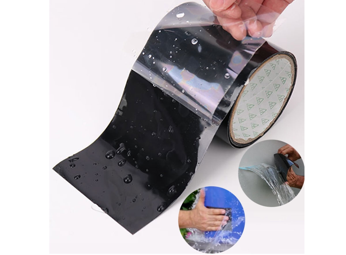 Magic Tape Super Resistant Waterproof Tape 152xh10cm Black #N91556205720